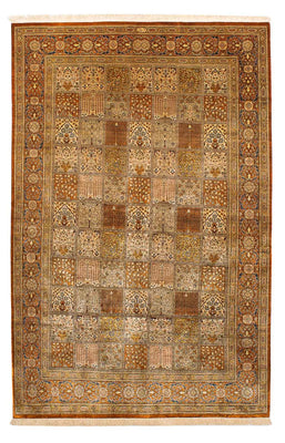 Tapis en soie - Ghom soie - Premium - 200 x 132 cm - multicolore