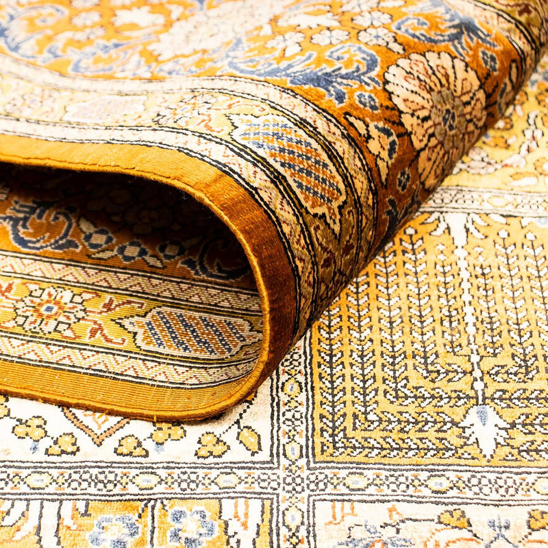 Tapis en soie - Ghom soie - Premium - 200 x 132 cm - multicolore