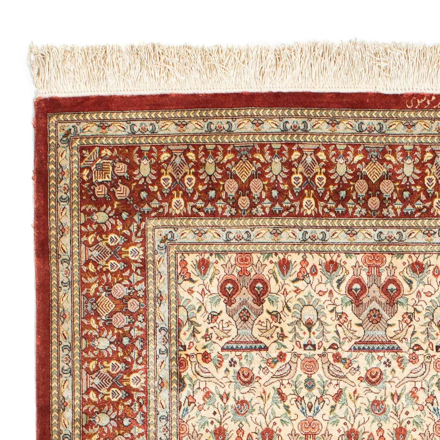 Tapis persan - Ghom - 158 x 107 cm - beige