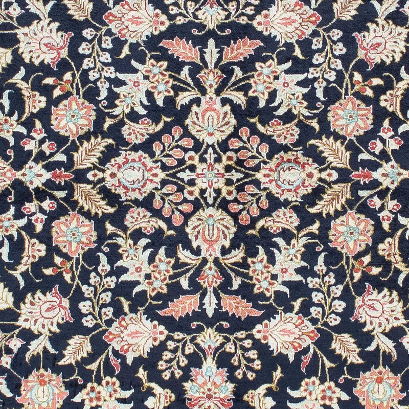 Tapis persan - Ghom - 148 x 98 cm - bleu foncé
