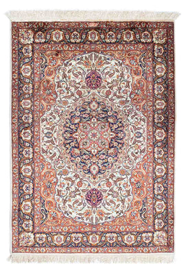Tapis persan - Ghom - 148 x 102 cm - beige