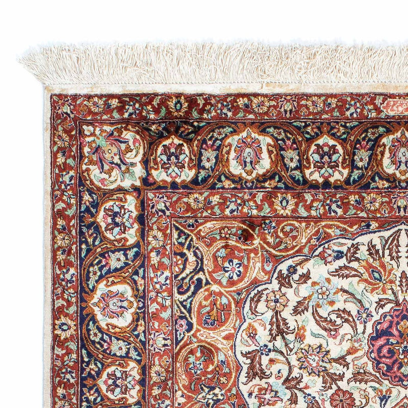 Tapis persan - Ghom - 148 x 102 cm - beige