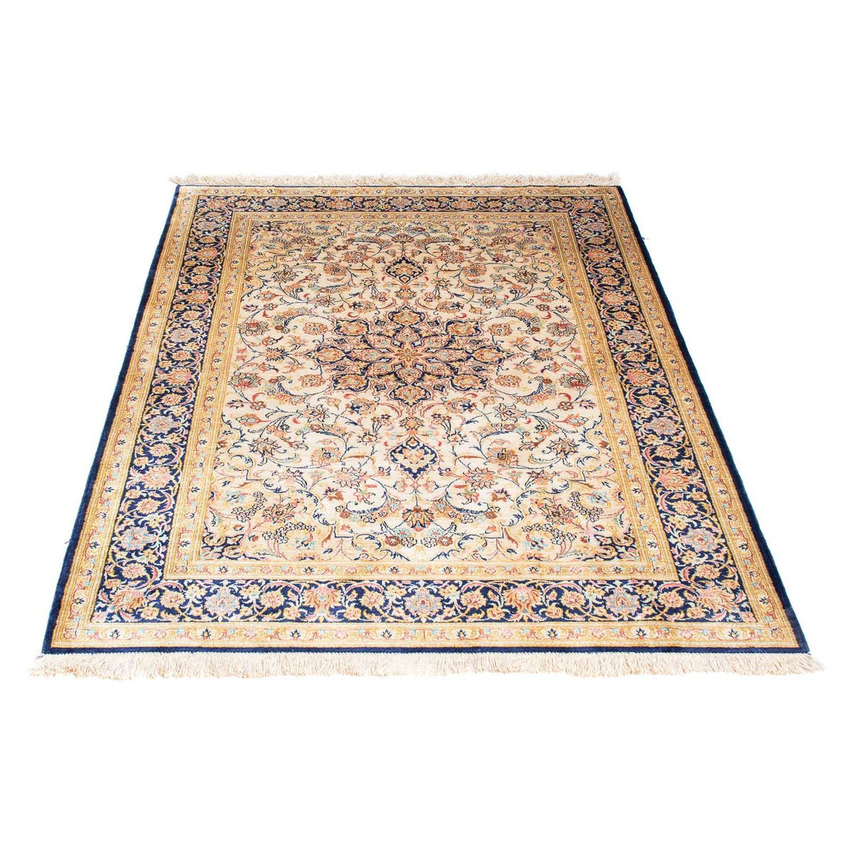 Tapis persan - Ghom - 152 x 102 cm - beige