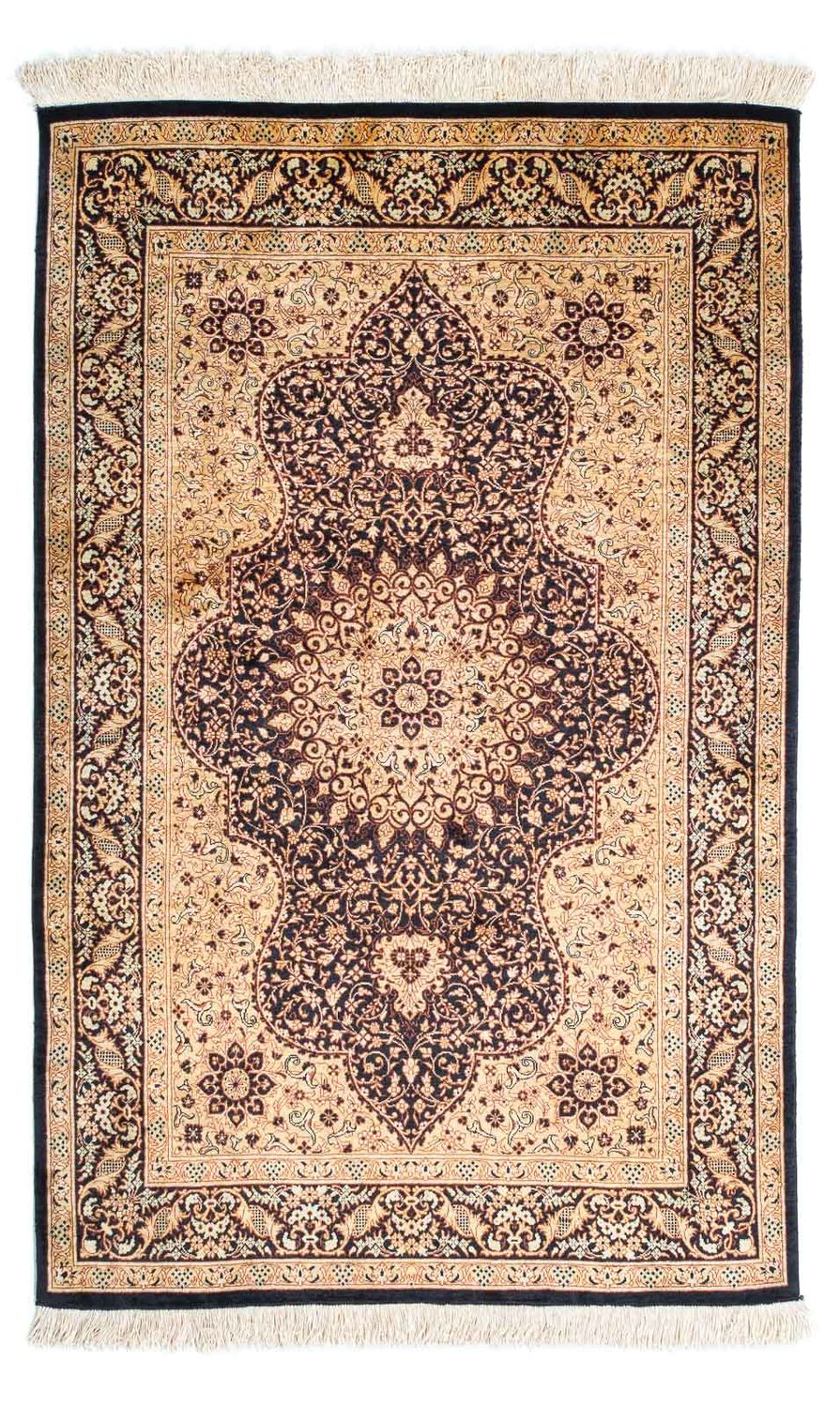 Tapis persan - Ghom - 120 x 76 cm - marron clair