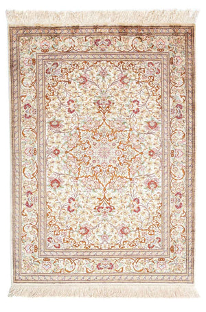 Tapis persan - Ghom - 117 x 81 cm - beige