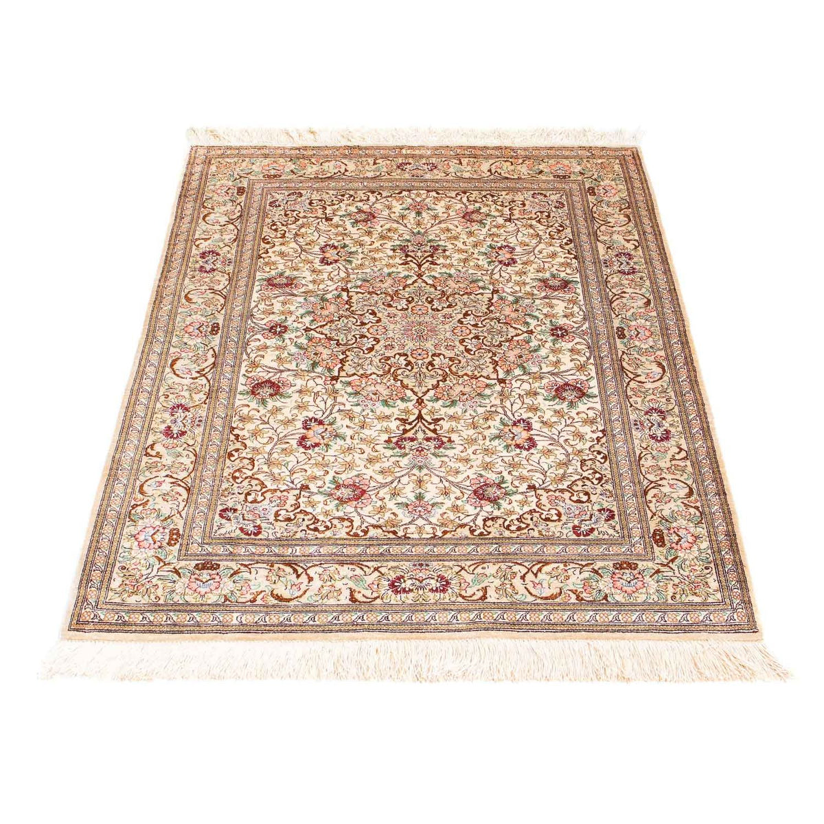 Tapis persan - Ghom - 117 x 81 cm - beige
