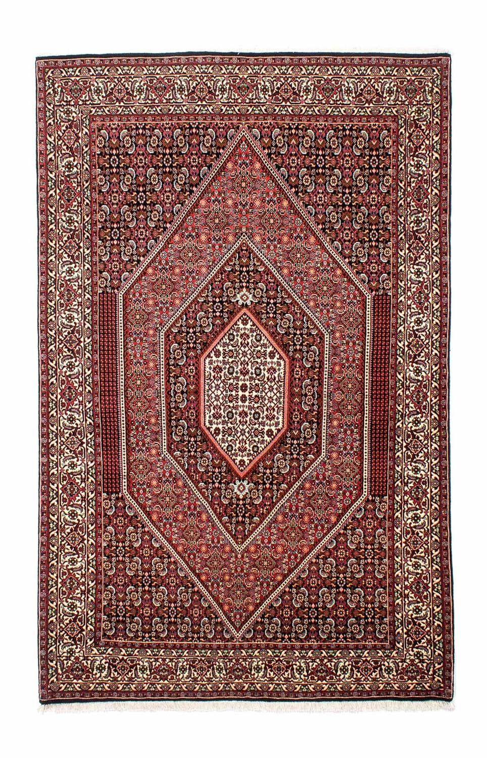 Tapis persan - Bidjar - 257 x 162 cm - rouge clair