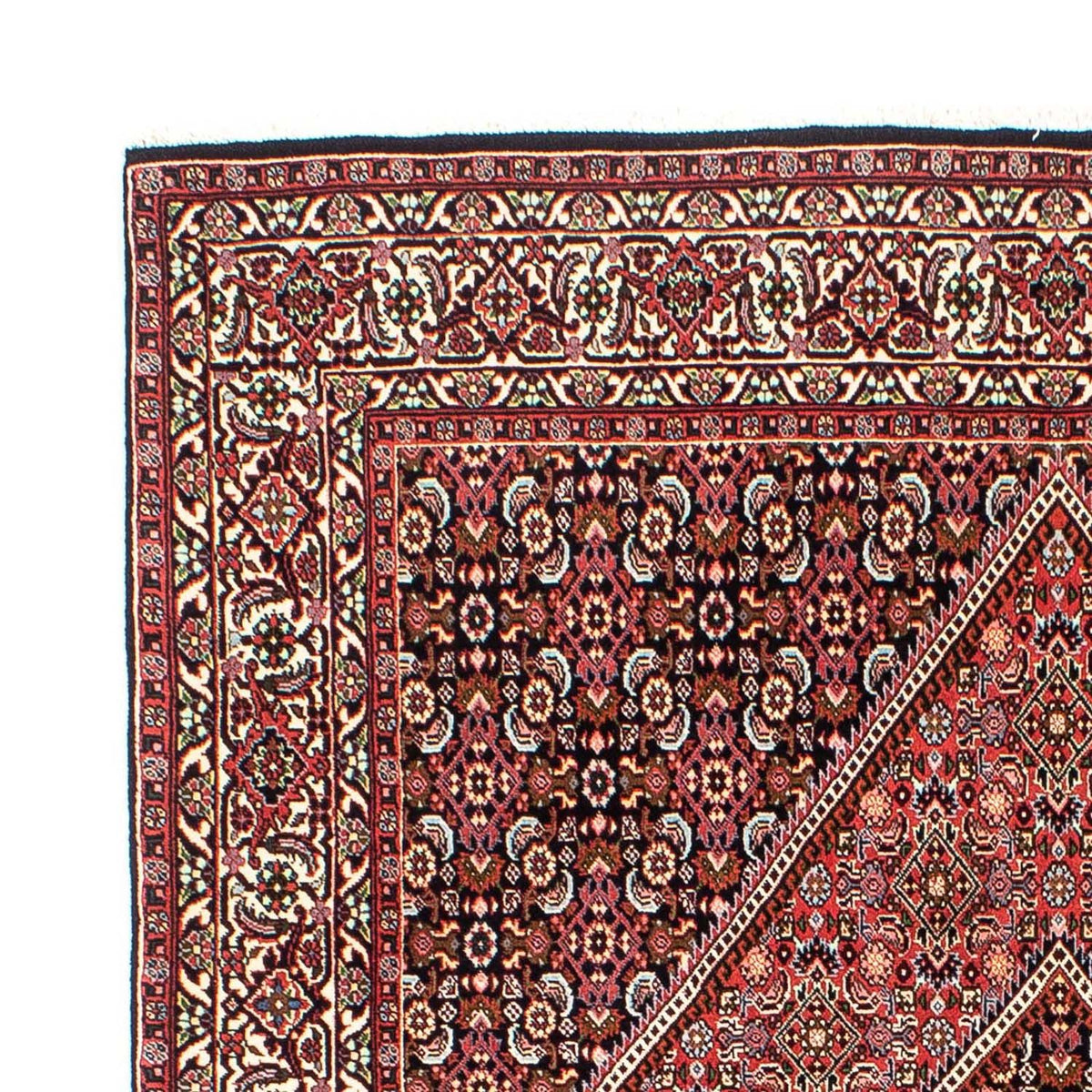 Tapis persan - Bidjar - 257 x 162 cm - rouge clair