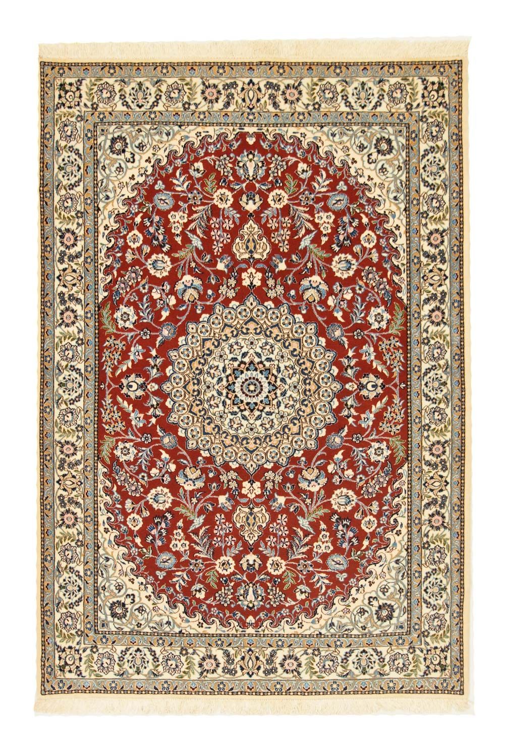 Tapis persan - Nain - Premium - 162 x 110 cm - rouge