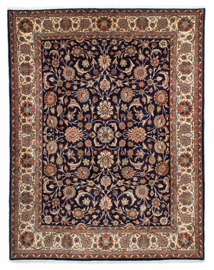 Tapis persan - Classique - 294 x 225 cm - bleu foncé