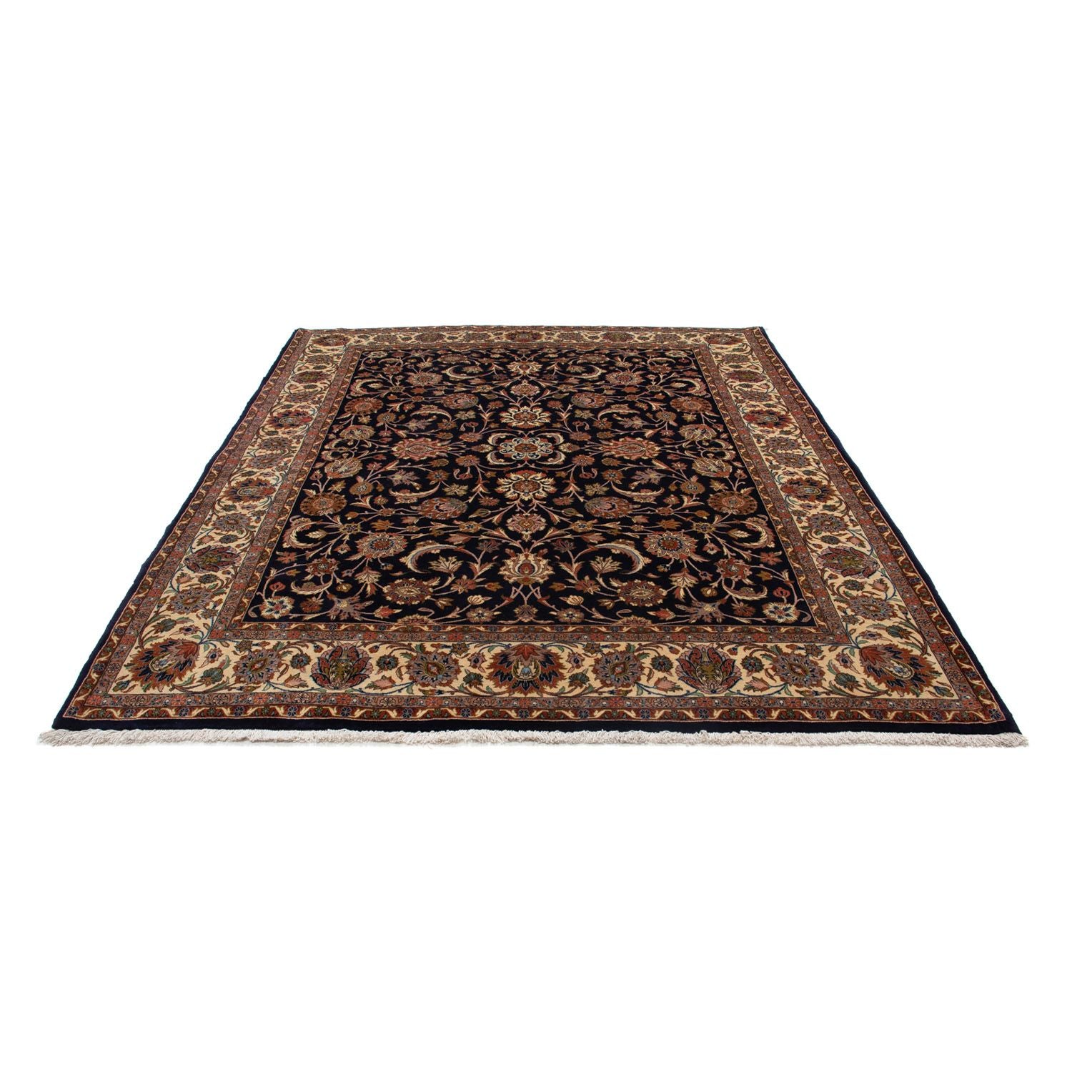 Tapis persan - Classique - 294 x 225 cm - bleu foncé