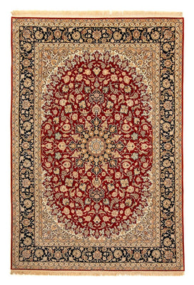 Tapis persan - Isfahan - Premium - 357 x 249 cm - rouge foncé