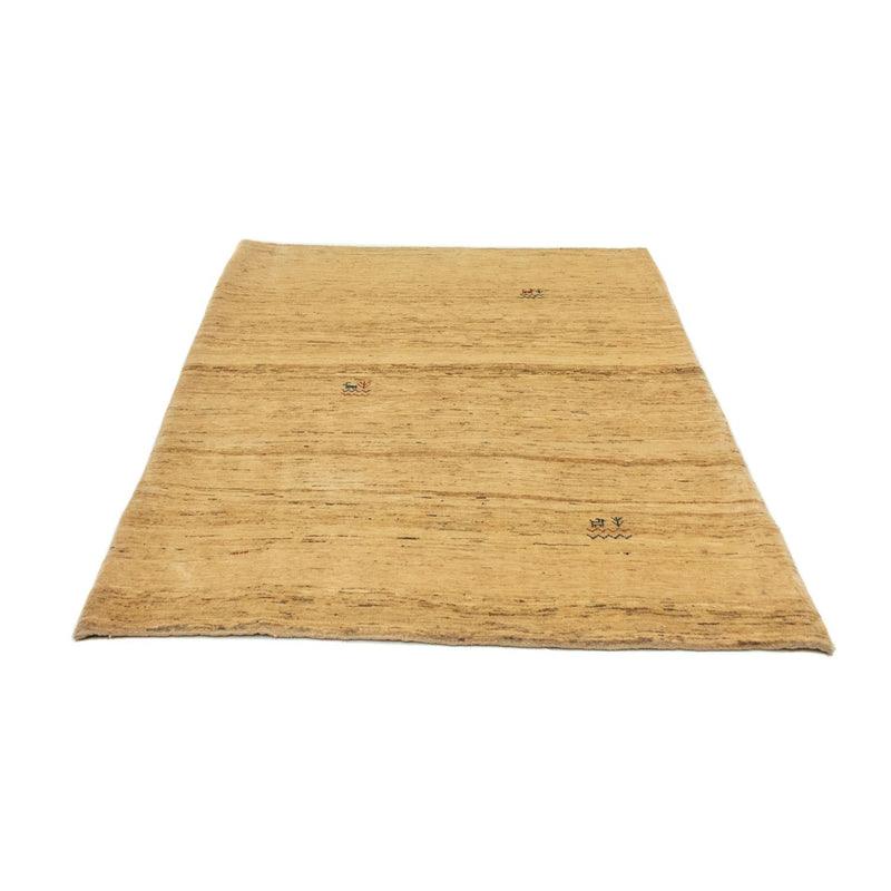 Tapis Gabbeh - Loribaft Persan - 167 x 124 cm - or