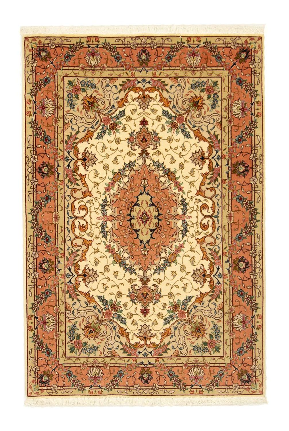 Tapis persan - Tabriz - Royal - 152 x 100 cm - beige
