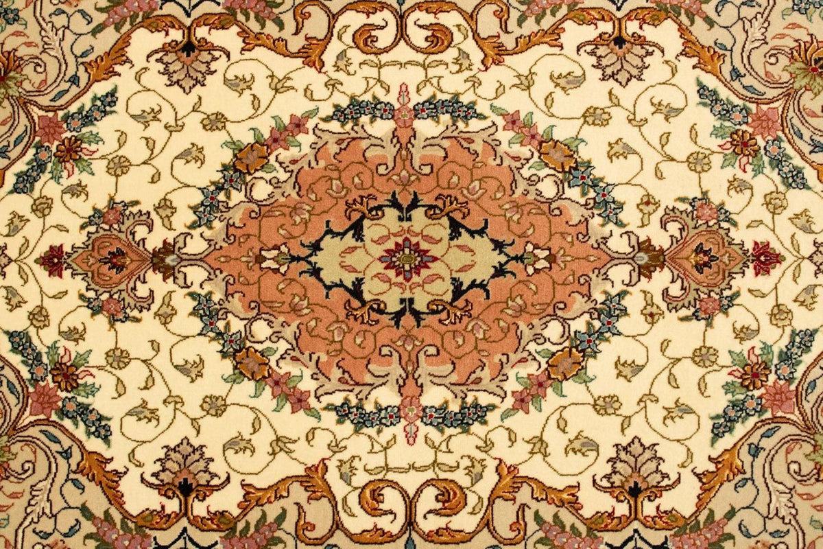 Tapis persan - Tabriz - Royal - 152 x 100 cm - beige