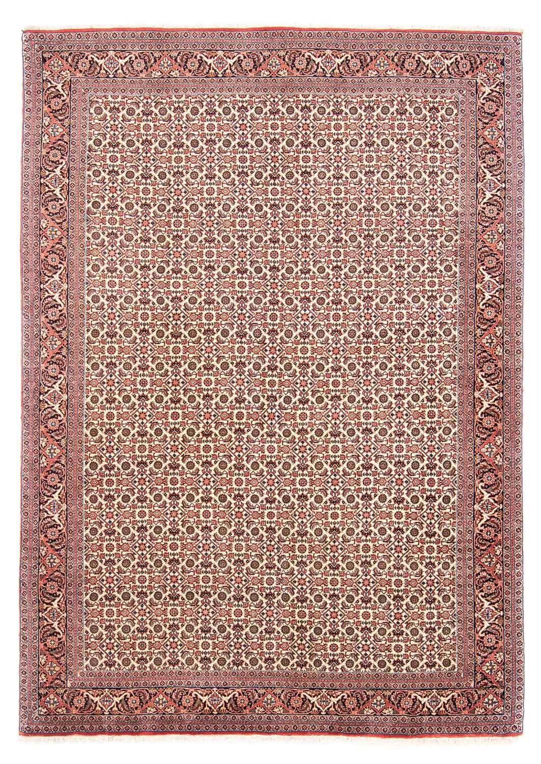 Tapis persan - Bidjar - 237 x 170 cm - rouge clair