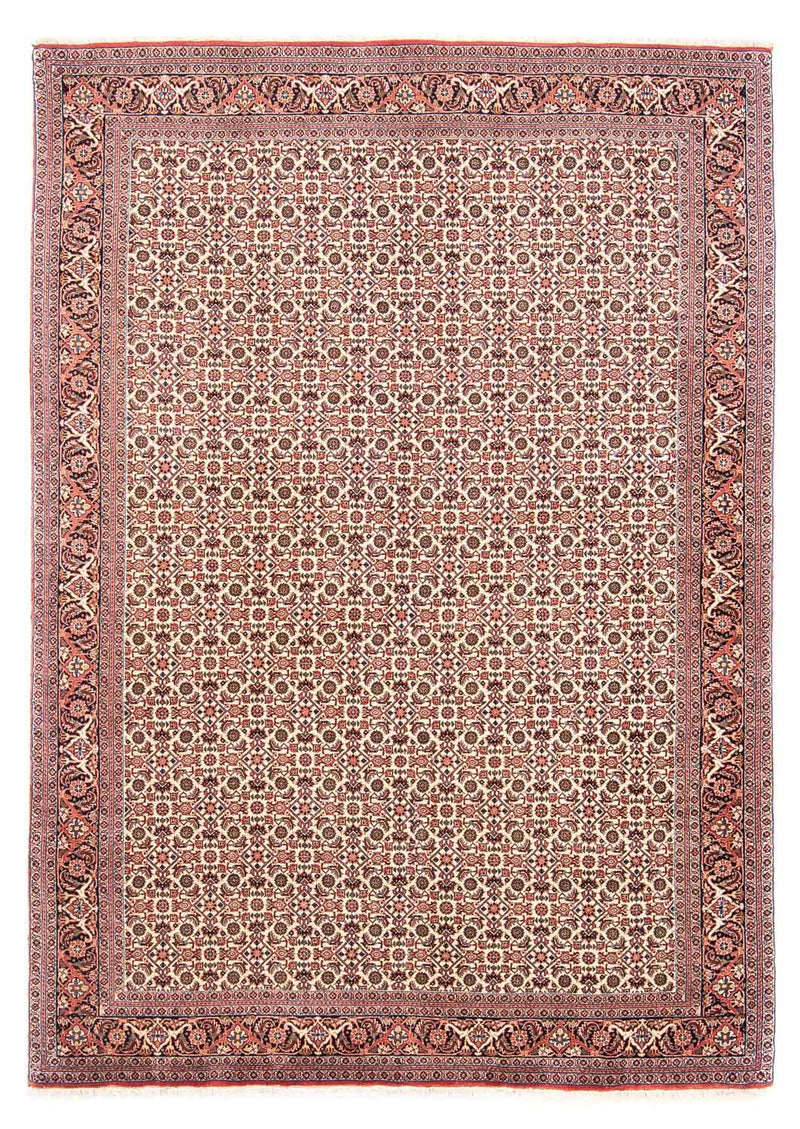 Tapis persan - Bidjar - 237 x 170 cm - rouge clair