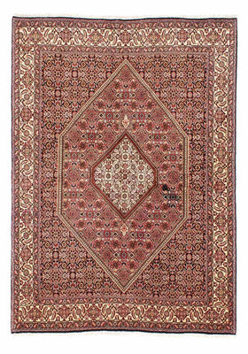 Tapis persan - Bidjar - 248 x 176 cm - rouge clair