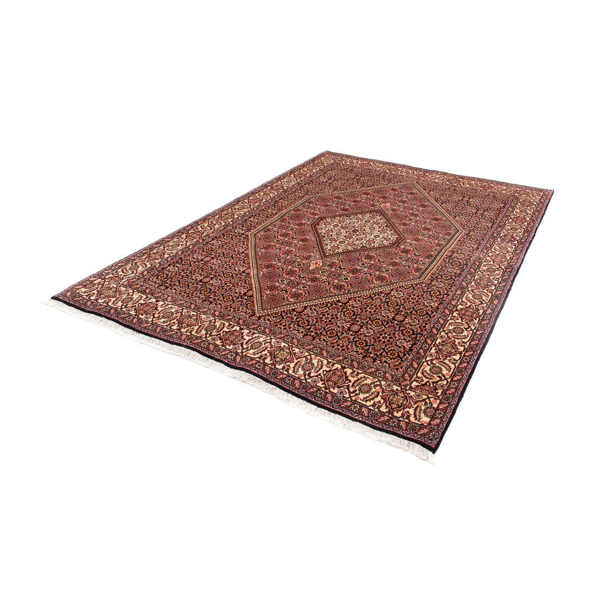 Tapis persan - Bidjar - 248 x 176 cm - rouge clair
