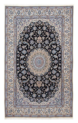Tapis persan - Nain - Royal - 292 x 200 cm - noir