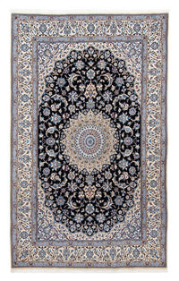 Tapis persan - Nain - Royal - 292 x 200 cm - noir