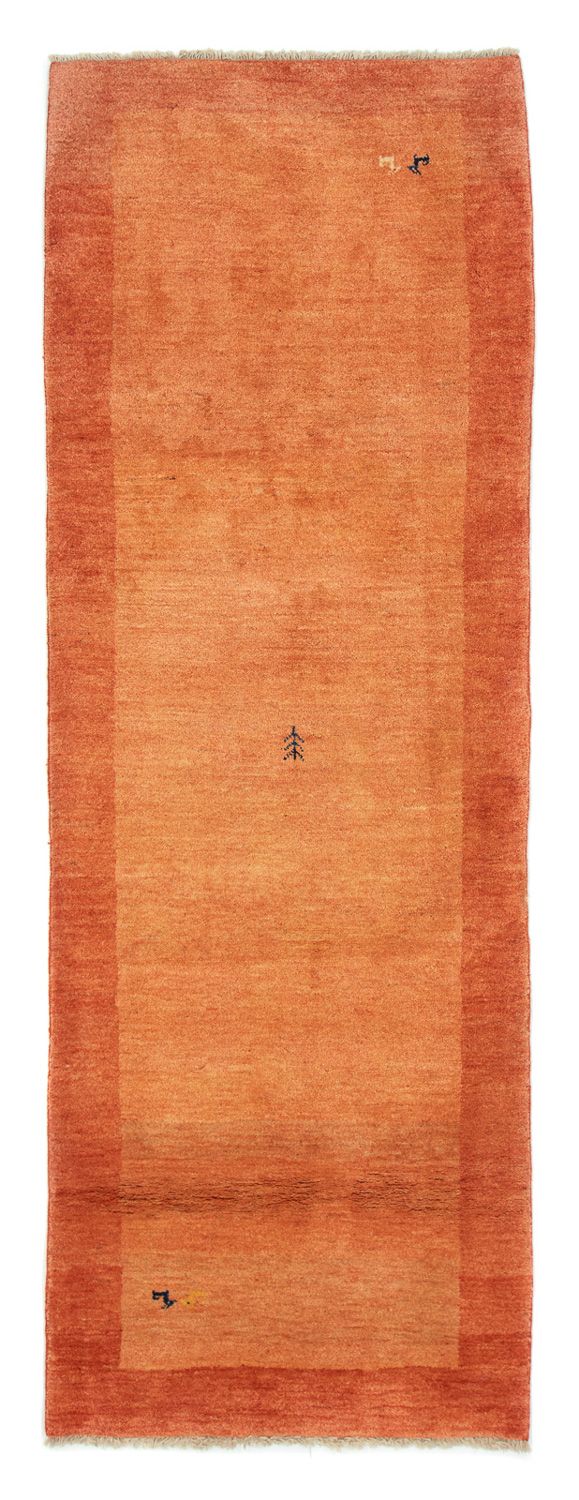 Tapis de couloir Tapis Gabbeh - Persan - 294 x 101 cm - rouille