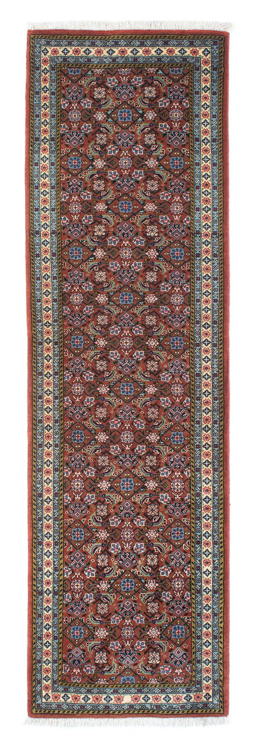 Tapis de couloir Tapis persan - Bidjar - 212 x 73 cm - marron