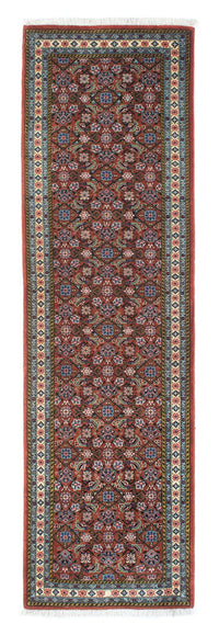 Tapis de couloir Tapis persan - Bidjar - 212 x 73 cm - marron