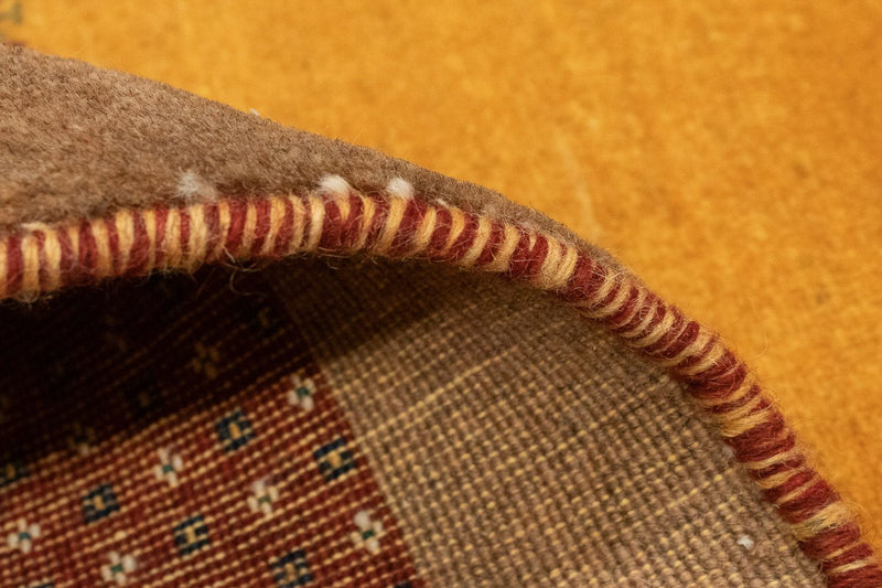 Tapis Gabbeh - Loribaft Persan - 150 x 110 cm - or