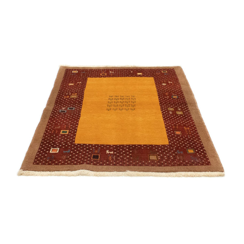 Tapis Gabbeh - Loribaft Persan - 150 x 110 cm - or