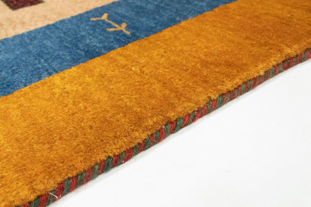 Tapis Gabbeh - Loribaft Persan - 150 x 104 cm - or