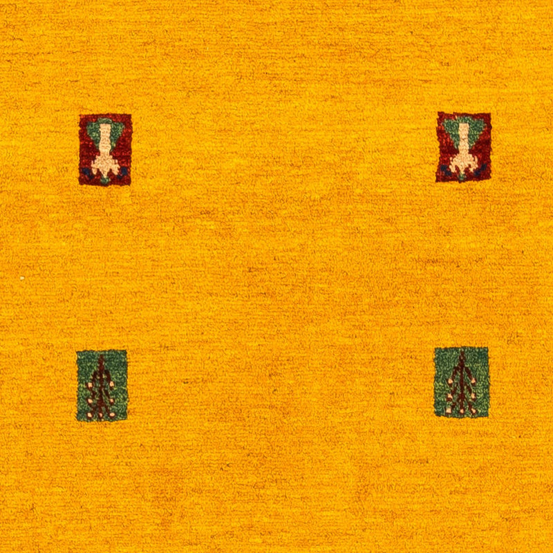 Tapis Gabbeh - Loribaft Persan - 150 x 107 cm - or