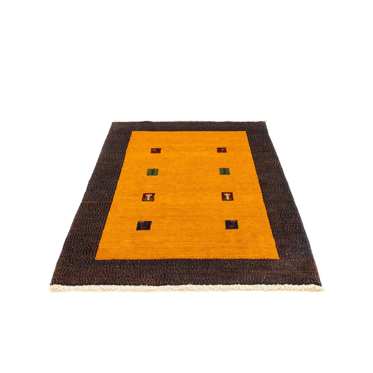 Tapis Gabbeh - Loribaft Persan - 150 x 107 cm - or