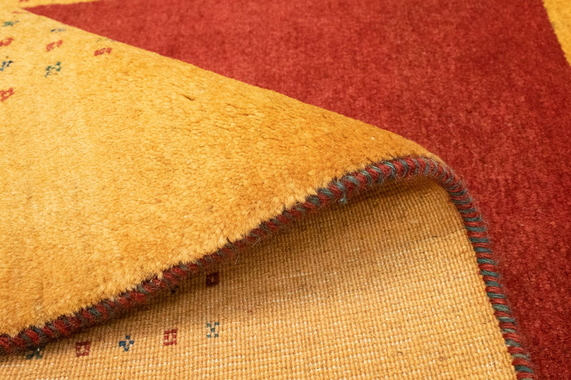 Tapis Gabbeh - Loribaft Persan - 154 x 114 cm - or