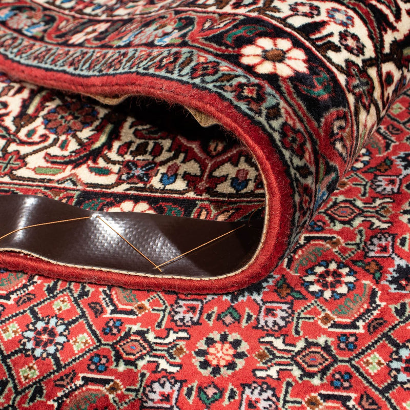 Tapis persan - Bidjar - 290 x 203 cm - rouge foncé