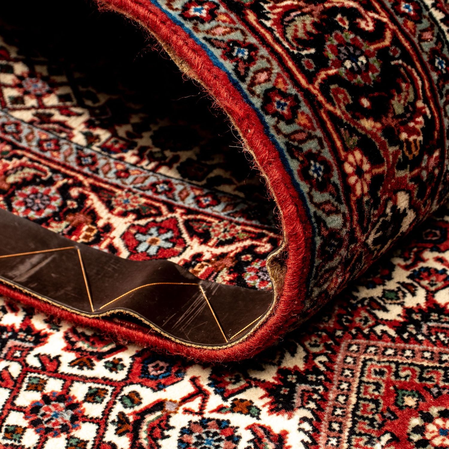 Tapis de couloir Tapis persan - Bidjar - 313 x 82 cm - multicolore