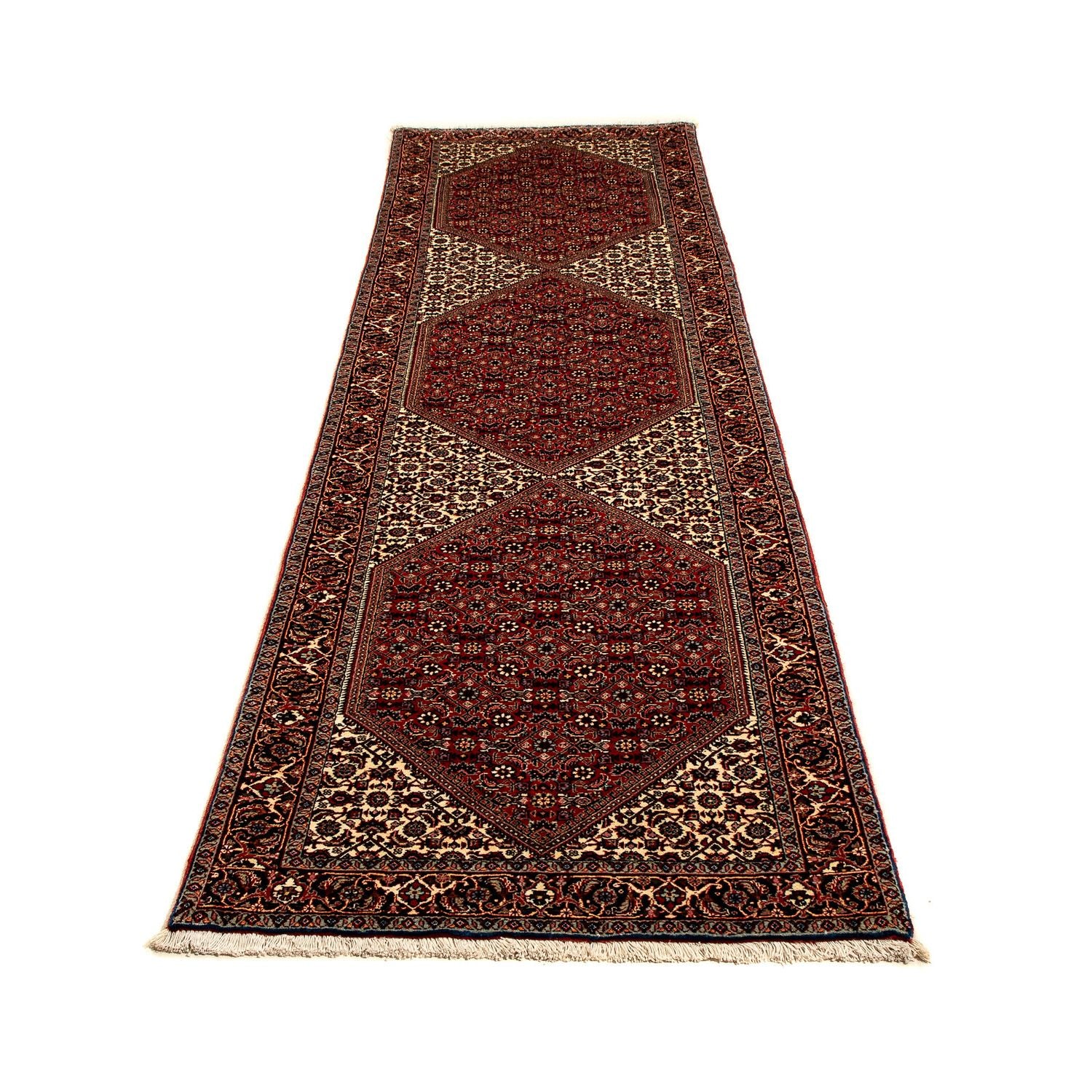 Tapis de couloir Tapis persan - Bidjar - 313 x 82 cm - multicolore