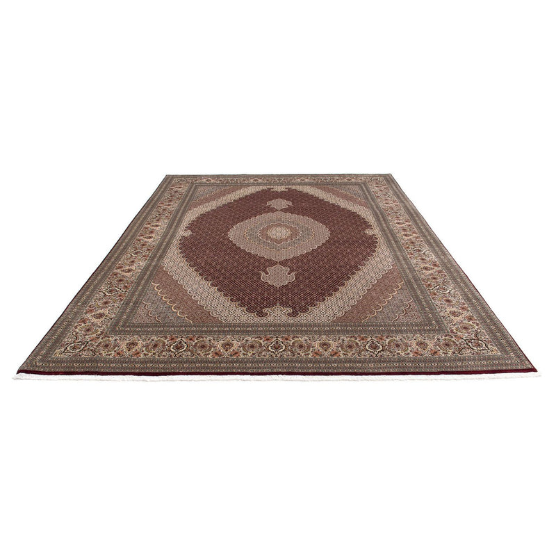 Tapis persan - Tabriz - 353 x 253 cm - rouge foncé