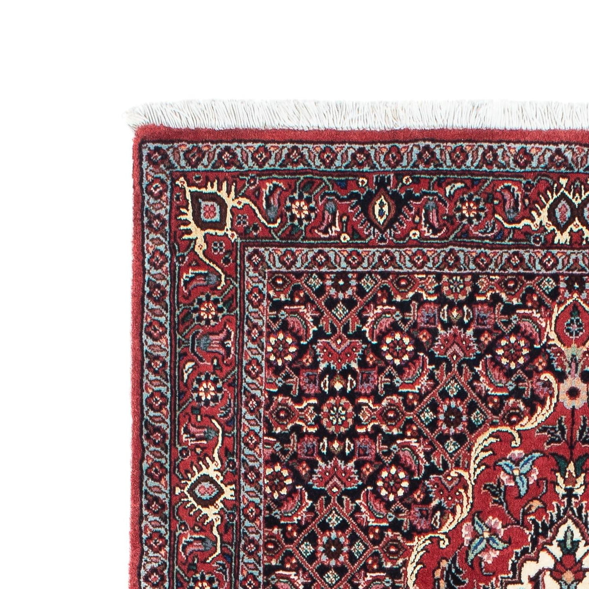 Tapis de couloir Tapis persan - Bidjar - 202 x 75 cm - rouge