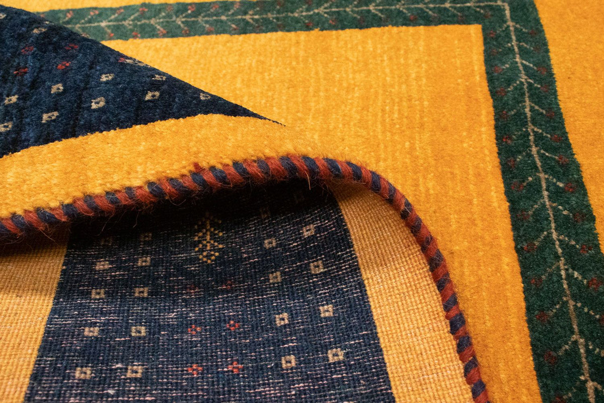 Tapis Gabbeh - Loribaft Persan - 148 x 100 cm - or