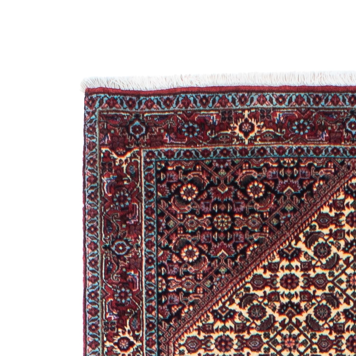 Tapis de couloir Tapis persan - Bidjar - 317 x 86 cm - rouge
