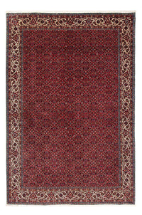 Tapis persan - Bidjar - 243 x 172 cm - rouge foncé