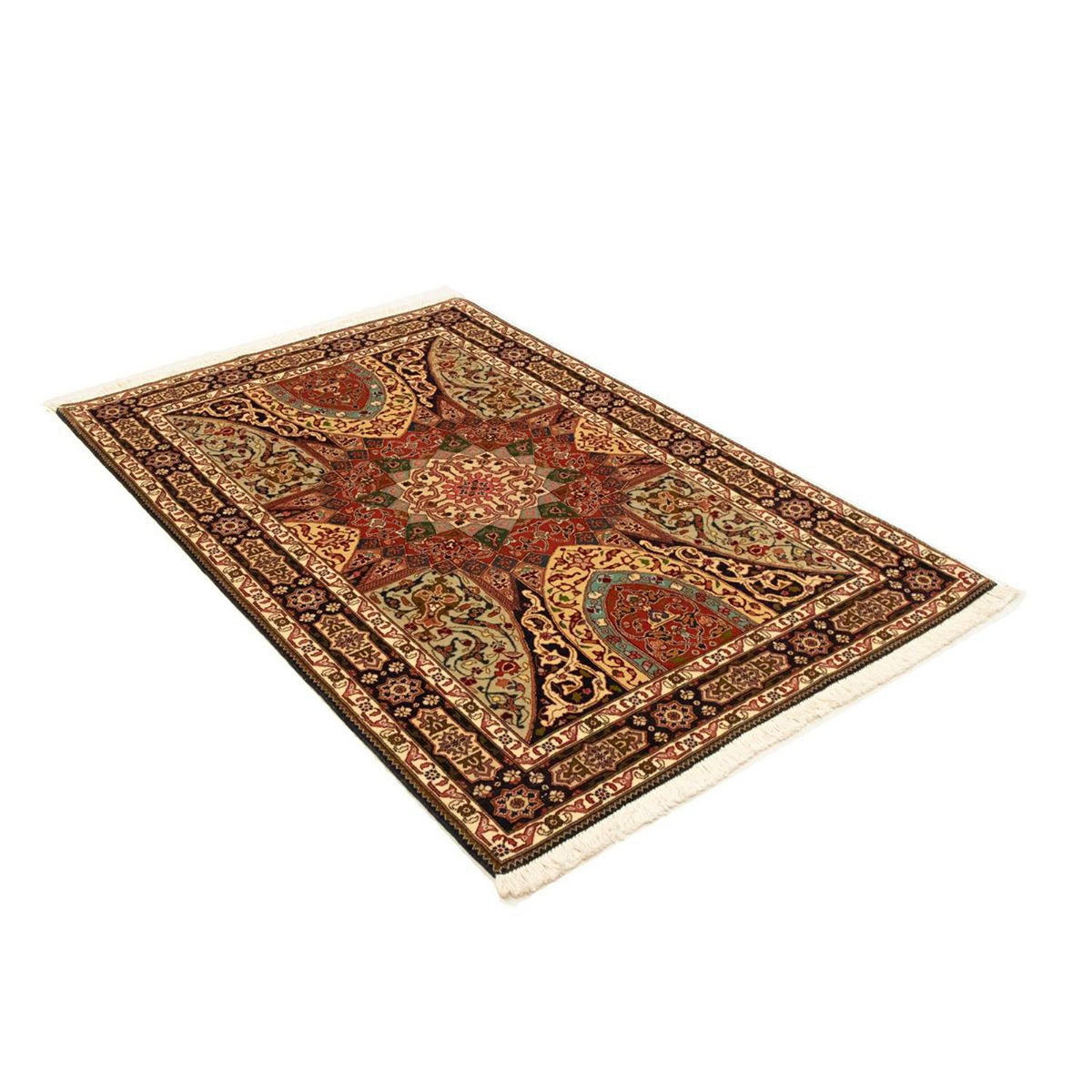 Tapis persan - Tabriz - Royal - 151 x 100 cm - multicolore