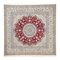 Tapis persan - Nain - Premium carré  - 205 x 197 cm - beige