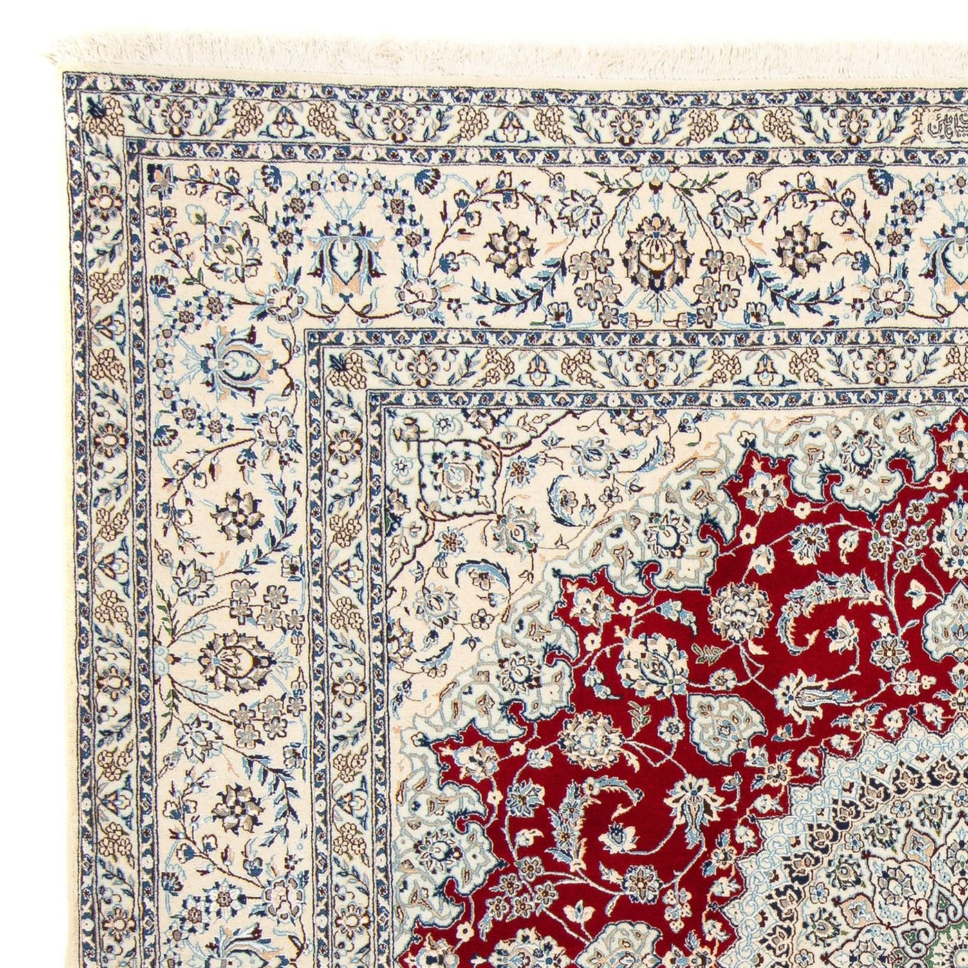 Tapis de Nain - 6 lignes Tapis 205x197cm - Tapis persan