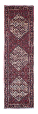 Tapis de couloir Tapis persan - Bidjar - 300 x 83 cm - rouge
