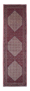 Tapis de Bidjar Tapis 83x300cm - Tapis persan - Tapis de couloir / Rouge / 83 x 300 cm Tapis de couloir
