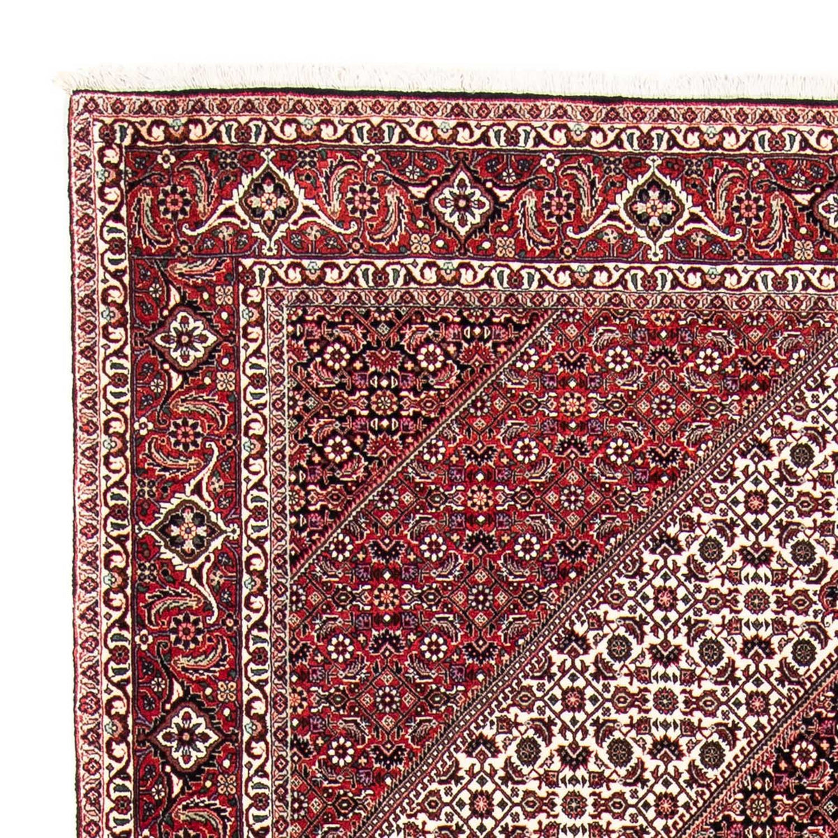 Tapis persan - Bidjar - 240 x 170 cm - rouge clair
