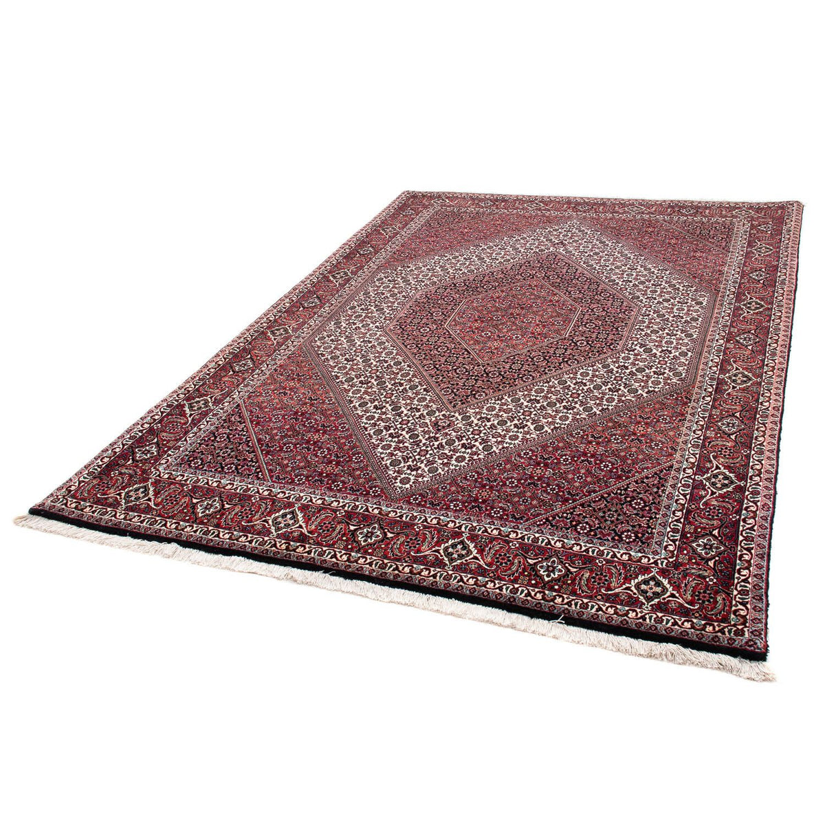 Tapis persan - Bidjar - 240 x 170 cm - rouge clair