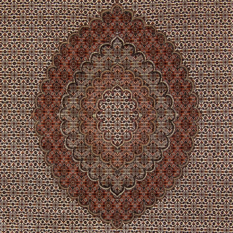 Tapis persan - Tabriz - 350 x 250 cm - marron foncé